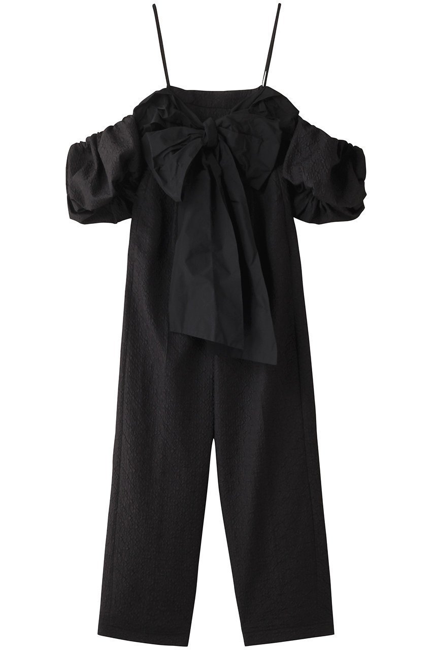 【メゾンスペシャル/MAISON SPECIAL】のRibbon All In One Outfit/リボンオールインワン 人気、トレンドファッション・服の通販 founy(ファニー) 　ファッション　Fashion　レディースファッション　Fashion for Women　パンツ　Pants & Trousers　インナー　Innerwear　軽量　Lightweight, Ultra Light　シアー　Sheer, See-Through　スリーブ　Sleeve, Long Sleeve / Short Sleeve　タフタ　Taffeta, Structured Fabric　ダウン　Down, Puffer　リボン　Ribbon, Bow　エレガント 上品　Elegant　 other-1|ID: prp329100004608035 ipo3291000000032918774