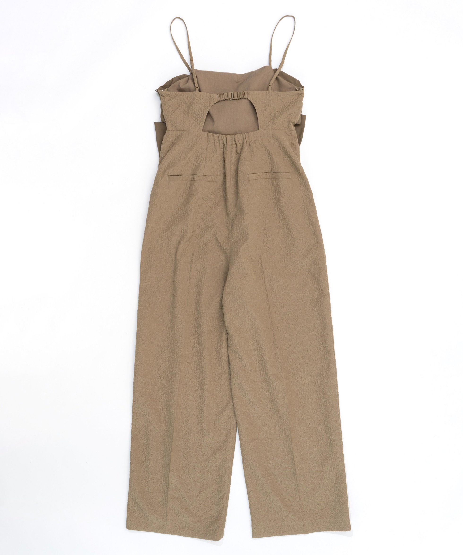 【メゾンスペシャル/MAISON SPECIAL】のRibbon All In One Outfit/リボンオールインワン 人気、トレンドファッション・服の通販 founy(ファニー) 　ファッション　Fashion　レディースファッション　Fashion for Women　パンツ　Pants & Trousers　インナー　Innerwear　軽量　Lightweight, Ultra Light　シアー　Sheer, See-Through　スリーブ　Sleeve, Long Sleeve / Short Sleeve　タフタ　Taffeta, Structured Fabric　ダウン　Down, Puffer　リボン　Ribbon, Bow　エレガント 上品　Elegant　other-8|ID: prp329100004608035 ipo3291000000034910025