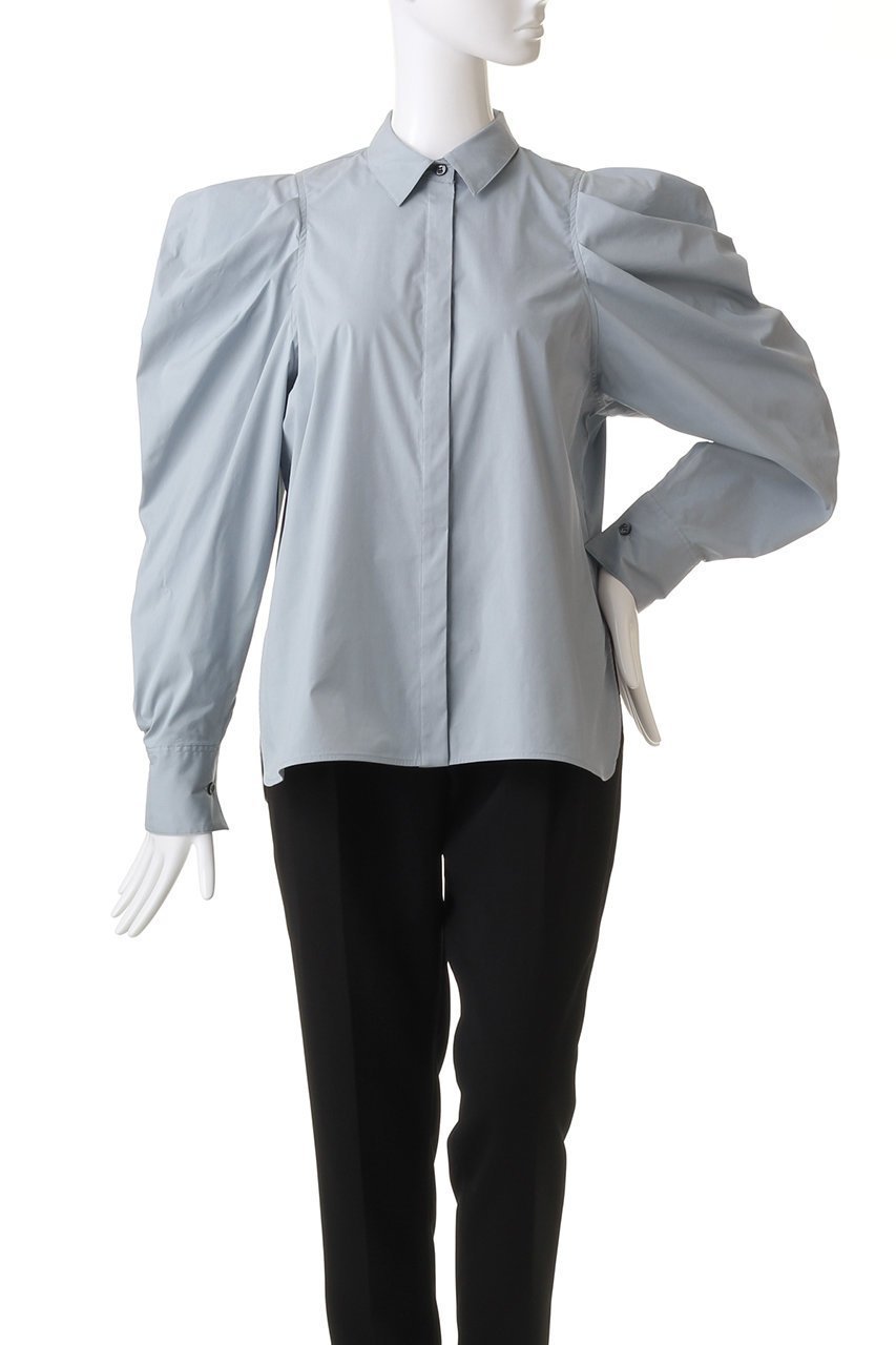 【クラネ/CLANE】のTUCK SHOULDER SHIRT/シャツ 人気、トレンドファッション・服の通販 founy(ファニー) 　ファッション　Fashion　レディースファッション　Fashion for Women　トップス・カットソー　Cut & Sew Tops　シャツ・ブラウス・オフィスカジュアル　Elegant Blouses & Button-Ups　スリット　Slit, Slit Detail　スリーブ　Sleeve, Long Sleeve / Short Sleeve　パーティ　Party, Party Style　ロング　Long, Long-Length　other-2|ID: prp329100004608043 ipo3291000000032919069