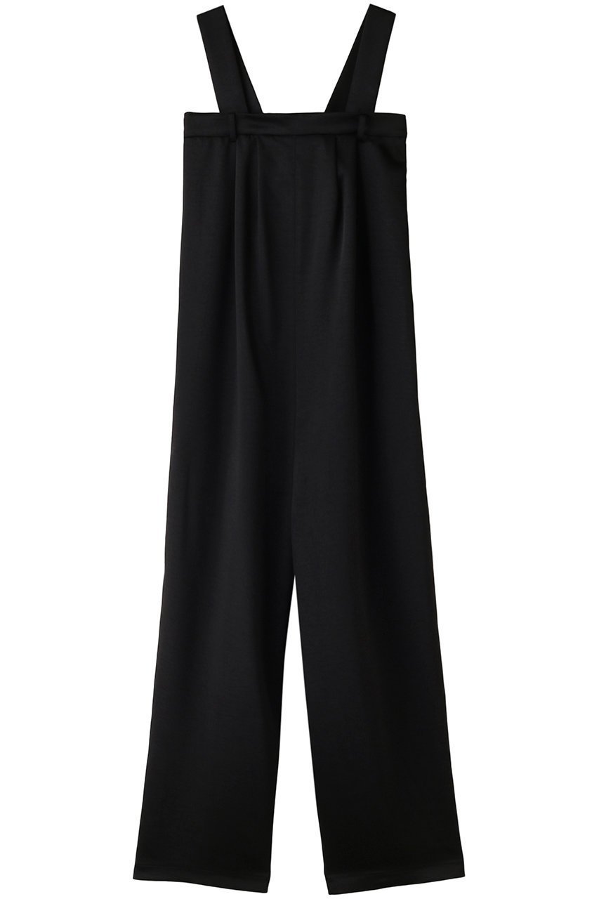 【リムアーク/RIM.ARK】のSatin slacks all in one/オールインワン インテリア・キッズ・メンズ・レディースファッション・服の通販 founy(ファニー) 　ファッション　Fashion　レディースファッション　Fashion for Women　パンツ　Pants & Trousers　サテン　Satin, Glossy Fabric　シンプル　Simple, Minimal　ラップ　Wrap, Wrap Design　エレガント 上品　Elegant　再入荷　Restock / Back in Stock　ブラック|ID: prp329100004608044 ipo3291000000032919111