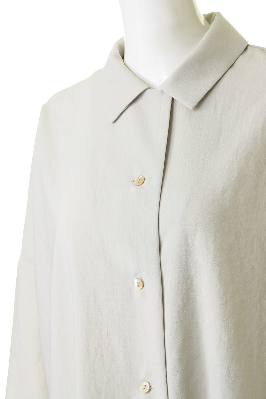 【ミズイロ インド/mizuiro ind】のwide shirt collar CT コート 人気、トレンドファッション・服の通販 founy(ファニー) 　ファッション　Fashion　レディースファッション　Fashion for Women　アウター　Coat / Outerwear Collection　コート・ロングコート・ピーコート　Long Coats, Peacoats & More　おすすめ　Recommended / Our Picks　シアー　Sheer, See-Through　シンプル　Simple, Minimal　スリット　Slit, Slit Detail　ロング　Long, Long-Length　other-5|ID: prp329100004608045 ipo3291000000032919207