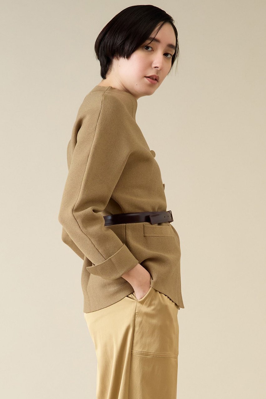 【マルティニーク/martinique】のミラノリブニットジャケット 人気、トレンドファッション・服の通販 founy(ファニー) 　ファッション　Fashion　レディースファッション　Fashion for Women　アウター　Coat / Outerwear Collection　レディースジャケット・軽アウター　Jackets　おすすめ　Recommended / Our Picks　インナー　Innerwear　カッティング　Cutting Detail　カットソー　Cut and Sewn Top　カーディガン　Cardigan, Knitwear　シェイプ　Shape, Slim Fit　ジャケット　Jacket, Outerwear　フェミニン　Feminine, Girly　ミラノリブ　Milano Rib, Milano Stitch　今季　This Season, Current Season　秋　Autumn　other-2|ID: prp329100004608049 ipo3291000000032919455