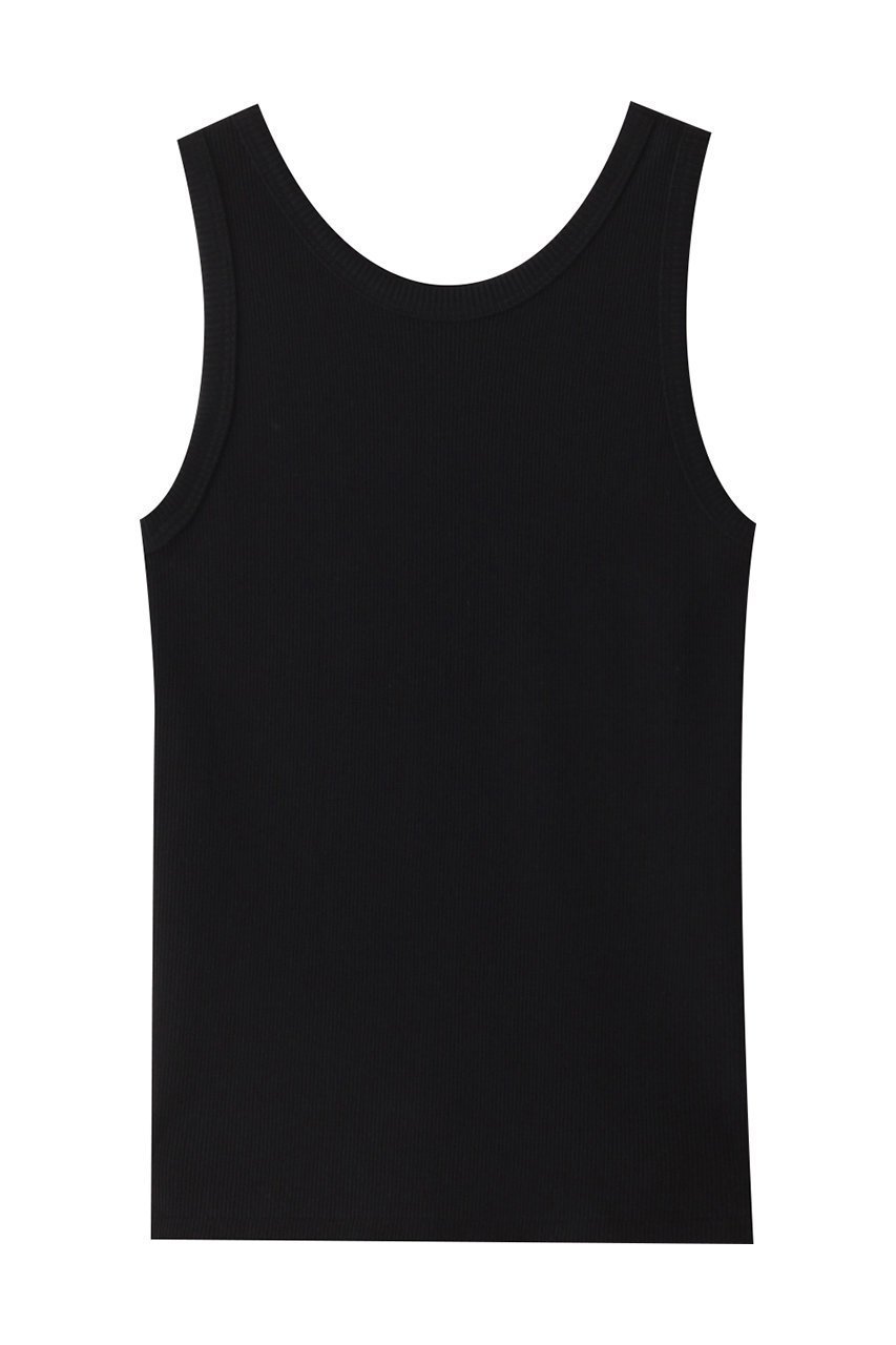 【マルティニーク/martinique】のリブタンクトップ インテリア・キッズ・メンズ・レディースファッション・服の通販 founy(ファニー) 　ファッション　Fashion　レディースファッション　Fashion for Women　トップス・カットソー　Cut & Sew Tops　キャミソール&ノースリーブ　Camisoles & Sleeveless Tops　シャツ・ブラウス・オフィスカジュアル　Elegant Blouses & Button-Ups　ロングTシャツ・Tシャツ　Longline T-Shirts & Tees　カットソー・ベーシックTシャツ　Cut-and-Sewn Tops / Stretch Tees & Basics　おすすめ　Recommended / Our Picks　インナー　Innerwear　キャミソール　Camisole, Spaghetti Strap Top　ショルダー　Shoulder, Shoulder Strap　タンク　Tank Top, Sleeveless Top　フィット　Fit, Slim Fit　別注　Limited Edition, Custom Order　ブラック|ID: prp329100004608054 ipo3291000000032919868