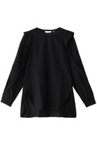 【マリリンムーン/MARILYN MOON】のタックスリーブブラウス 人気、トレンドファッション・服の通販 founy(ファニー) ファッション Fashion レディースファッション Fashion for Women トップス・カットソー Cut & Sew Tops シャツ・ブラウス・オフィスカジュアル Elegant Blouses & Button-Ups おすすめ Recommended / Our Picks シャーリング Shirring, Ruched スリーブ Sleeve, Long Sleeve / Short Sleeve トレンド Trend, Trending Now フリル Frill, Ruffle ベスト Vest, Waistcoat ボトム Bottoms, Lower Wear ロング Long, Long-Length エレガント 上品 Elegant 夏 Summer 春 Spring S/S・春夏 SS, Spring/Summer, Warm Season thumbnail ブラック|ID: prp329100004608055 ipo3291000000034956054