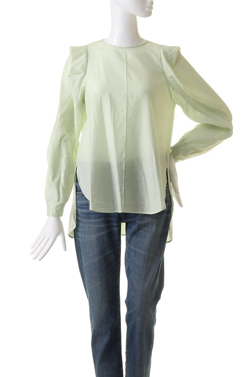 【マリリンムーン/MARILYN MOON】のタックスリーブブラウス 人気、トレンドファッション・服の通販 founy(ファニー) 　ファッション　Fashion　レディースファッション　Fashion for Women　トップス・カットソー　Cut & Sew Tops　シャツ・ブラウス・オフィスカジュアル　Elegant Blouses & Button-Ups　おすすめ　Recommended / Our Picks　シャーリング　Shirring, Ruched　スリーブ　Sleeve, Long Sleeve / Short Sleeve　トレンド　Trend, Trending Now　フリル　Frill, Ruffle　ベスト　Vest, Waistcoat　ボトム　Bottoms, Lower Wear　ロング　Long, Long-Length　エレガント 上品　Elegant　夏　Summer　春　Spring　S/S・春夏　SS, Spring/Summer, Warm Season　other-2|ID: prp329100004608055 ipo3291000000035690547