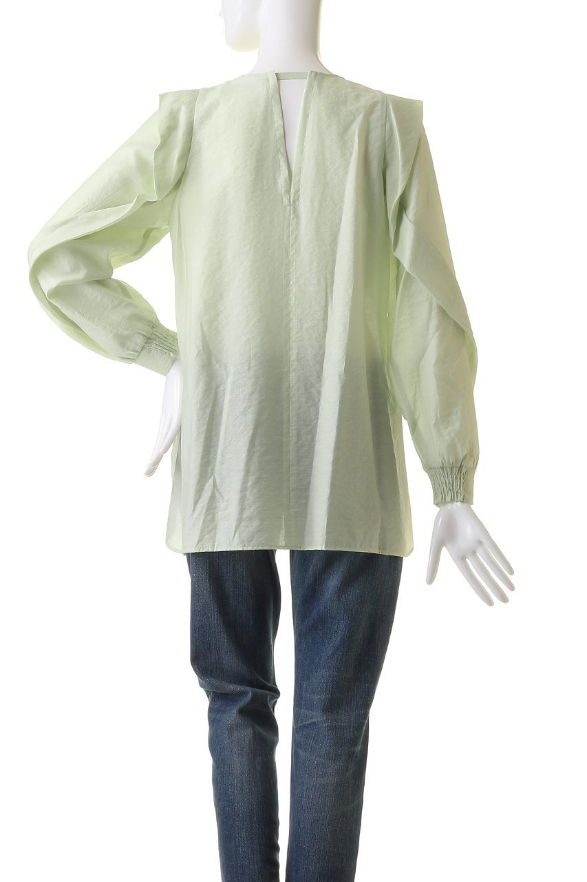 【マリリンムーン/MARILYN MOON】のタックスリーブブラウス 人気、トレンドファッション・服の通販 founy(ファニー) 　ファッション　Fashion　レディースファッション　Fashion for Women　トップス・カットソー　Cut & Sew Tops　シャツ・ブラウス・オフィスカジュアル　Elegant Blouses & Button-Ups　おすすめ　Recommended / Our Picks　シャーリング　Shirring, Ruched　スリーブ　Sleeve, Long Sleeve / Short Sleeve　トレンド　Trend, Trending Now　フリル　Frill, Ruffle　ベスト　Vest, Waistcoat　ボトム　Bottoms, Lower Wear　ロング　Long, Long-Length　エレガント 上品　Elegant　夏　Summer　春　Spring　S/S・春夏　SS, Spring/Summer, Warm Season　other-4|ID: prp329100004608055 ipo3291000000035690549