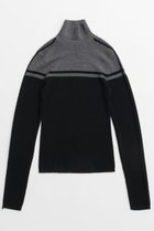 【メゾンスペシャル/MAISON SPECIAL】のWashable Wool Retro Sports Turtleneck Knit Tops/ウォッシャブルウールレトロスポーツタートル BLK(ブラック)|ID: prp329100004608061 ipo3291000000032920048