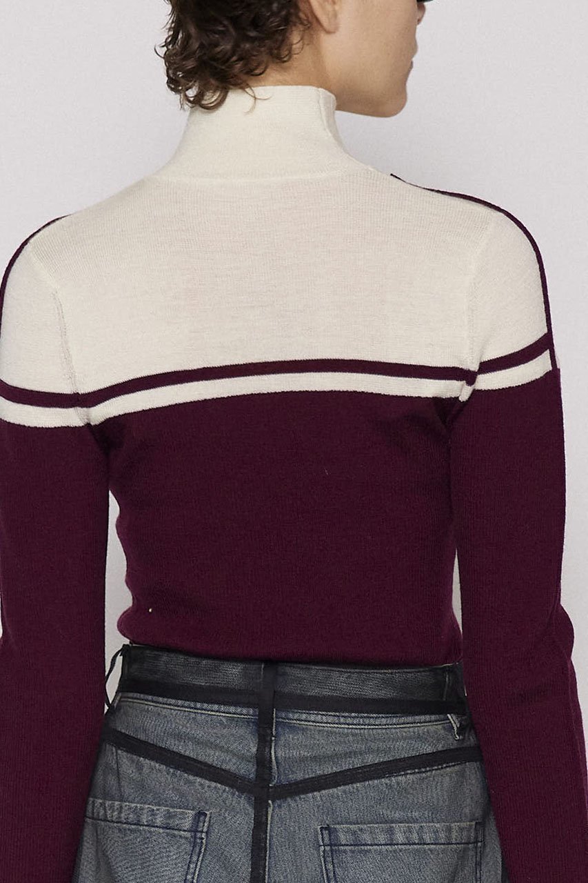【メゾンスペシャル/MAISON SPECIAL】のWashable Wool Retro Sports Turtleneck Knit Tops/ウォッシャブルウールレトロスポーツタートル 人気、トレンドファッション・服の通販 founy(ファニー) 　ファッション　Fashion　レディースファッション　Fashion for Women　トップス・カットソー　Cut & Sew Tops　ニット　Knit Tops & Sweaters　カジュアルプルオーバー・ニットトップス　Pullovers & Knit Tops / Casual Pullovers　タートルネック・ハイネックトップス　Turtlenecks & High-Neck Tops　スポーツウェア　Functional & Stylish Sportswear　スポーツ トップス　Athletic Tops / Workout Tops / Training Shirts　インナー　Innerwear　ジャケット　Jacket, Outerwear　スポーティ　Sporty, Casual Athletic　タートル　Turtleneck, Turtle Collar　ブロック　Block, Solid Block Pattern　洗える　Machine Washable　other-4|ID: prp329100004608061 ipo3291000000034909801