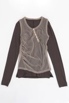 【メゾンスペシャル/MAISON SPECIAL】のHenry Neck Tank Top Layered Tops/ヘンリータンクレイヤードトップス BGE(ベージュ)|ID: prp329100004608065 ipo3291000000032920114