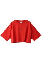 【ランバン オン ブルー/LANVIN en Bleu】のクロップドワンポイントプリントTシャツ レッド|ID: prp329100004608071 ipo3291000000032920189