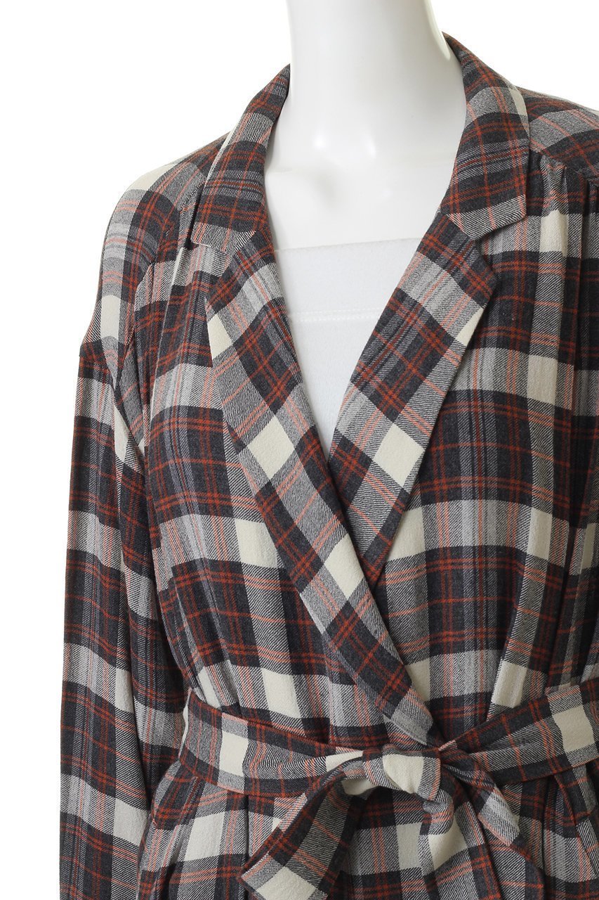 【スリー ドッツ/three dots】のビッグプレイド ドレス 人気、トレンドファッション・服の通販 founy(ファニー) 　ファッション　Fashion　レディースファッション　Fashion for Women　ワンピース　Dresses　フォーマル・パーティードレス・結婚式用ドレス　Elegant & Casual Dresses　チュニック　Tunic Tops & Dresses　なめらか　Smooth, Silky Texture　チュニック　Tunic, Long Top　トレンド　Trend, Trending Now　ドレス　Dress, One-Piece　リボン　Ribbon, Bow　ロング　Long, Long-Length　other-5|ID: prp329100004608072 ipo3291000000032920296