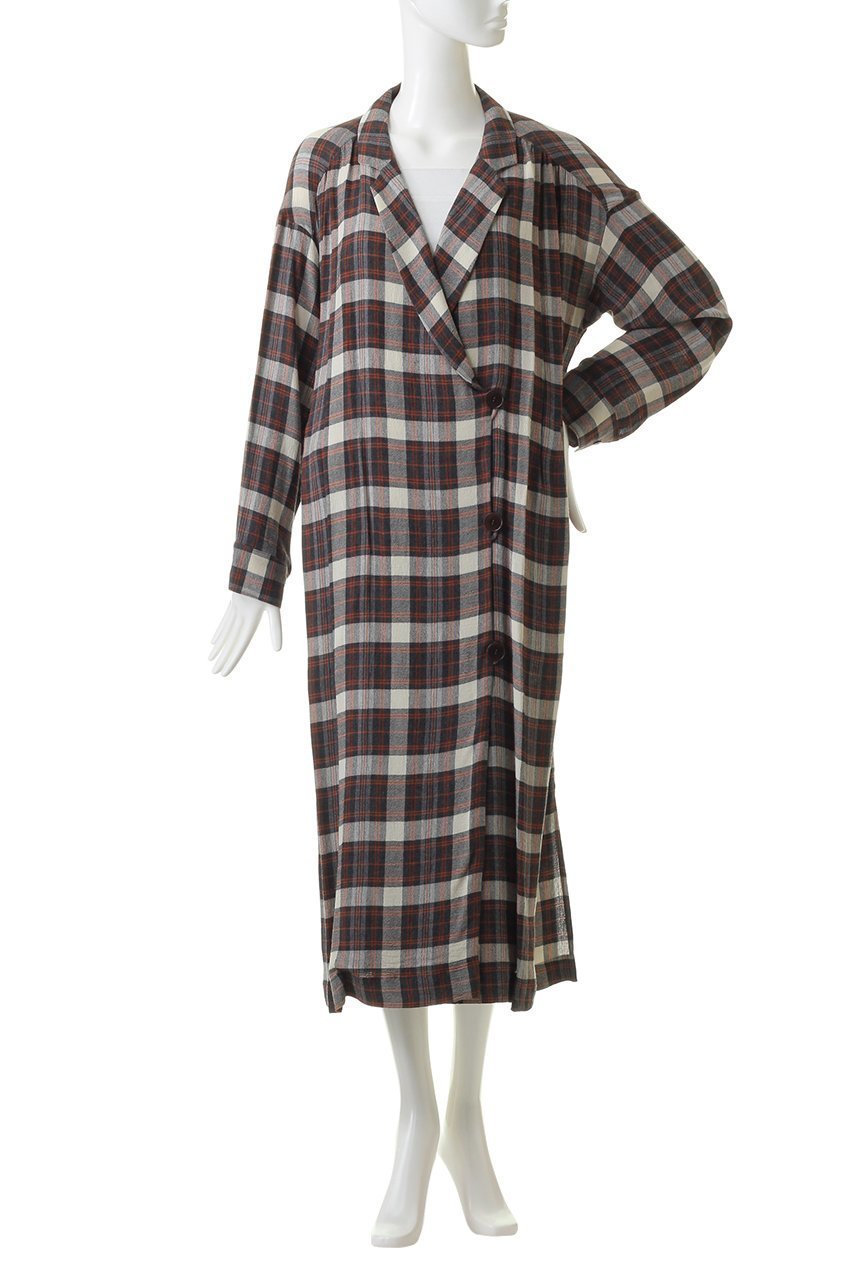 【スリー ドッツ/three dots】のビッグプレイド ドレス 人気、トレンドファッション・服の通販 founy(ファニー) 　ファッション　Fashion　レディースファッション　Fashion for Women　ワンピース　Dresses　フォーマル・パーティードレス・結婚式用ドレス　Elegant & Casual Dresses　チュニック　Tunic Tops & Dresses　なめらか　Smooth, Silky Texture　チュニック　Tunic, Long Top　トレンド　Trend, Trending Now　ドレス　Dress, One-Piece　リボン　Ribbon, Bow　ロング　Long, Long-Length　other-6|ID: prp329100004608072 ipo3291000000032920308