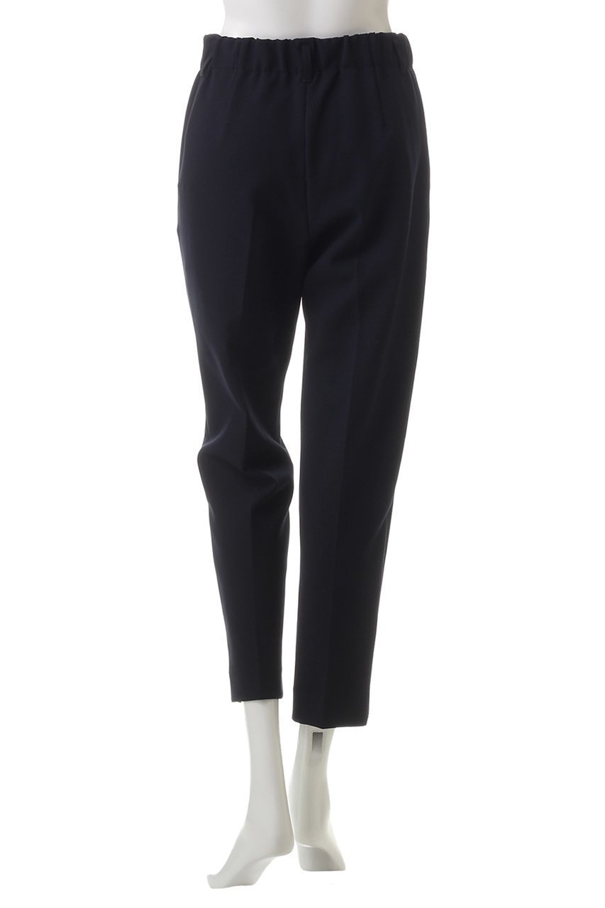 【ランバン オン ブルー/LANVIN en Bleu】のダブルクロスゴムテーパードパンツ 人気、トレンドファッション・服の通販 founy(ファニー) 　ファッション　Fashion　レディースファッション　Fashion for Women　パンツ　Pants & Trousers　センター　Center, Center Line　ダブル　Double, Double-Breasted　ロング　Long, Long-Length　定番　Standard, Basic Item　other-4|ID: prp329100004608073 ipo3291000000032920343