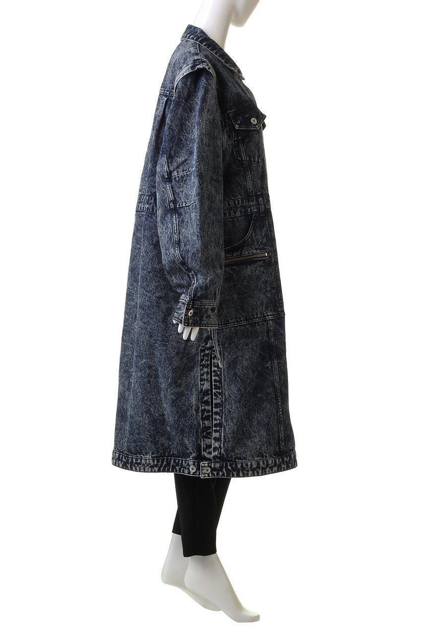 【プランク プロジェクト/PRANK PROJECT】の2WAYデニムオーバーコート / 2WAY Denim Over Coat 人気、トレンドファッション・服の通販 founy(ファニー) 　ファッション　Fashion　レディースファッション　Fashion for Women　アウター　Coat / Outerwear Collection　コート・ロングコート・ピーコート　Long Coats, Peacoats & More　おすすめ　Recommended / Our Picks　オレンジ　Orange　ケミカル　Chemical, Chemical Wash　シンプル　Simple, Minimal　デニム　Denim, Jeans Material　トレンド　Trend, Trending Now　ロング　Long, Long-Length　other-3|ID: prp329100004608074 ipo3291000000032920355