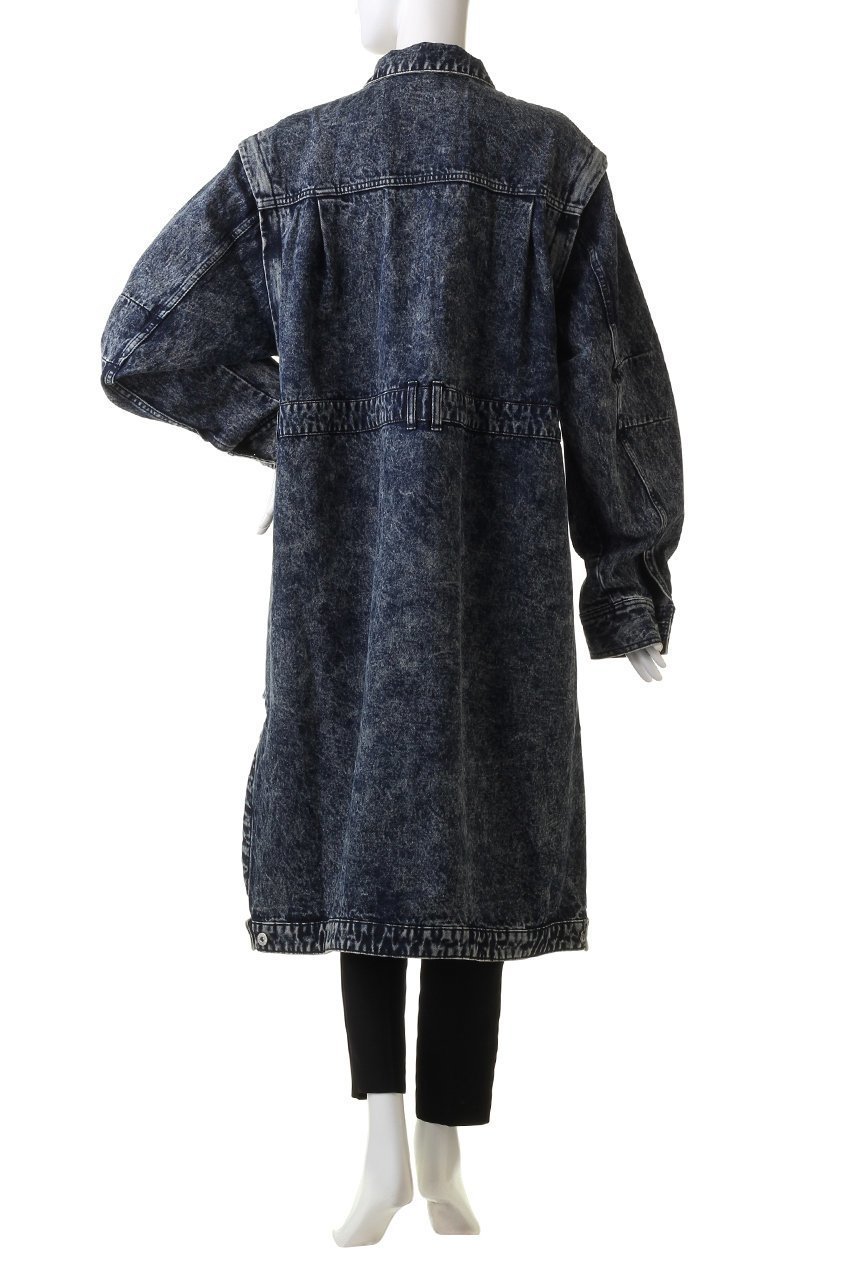 【プランク プロジェクト/PRANK PROJECT】の2WAYデニムオーバーコート / 2WAY Denim Over Coat 人気、トレンドファッション・服の通販 founy(ファニー) 　ファッション　Fashion　レディースファッション　Fashion for Women　アウター　Coat / Outerwear Collection　コート・ロングコート・ピーコート　Long Coats, Peacoats & More　おすすめ　Recommended / Our Picks　オレンジ　Orange　ケミカル　Chemical, Chemical Wash　シンプル　Simple, Minimal　デニム　Denim, Jeans Material　トレンド　Trend, Trending Now　ロング　Long, Long-Length　other-4|ID: prp329100004608074 ipo3291000000032920362