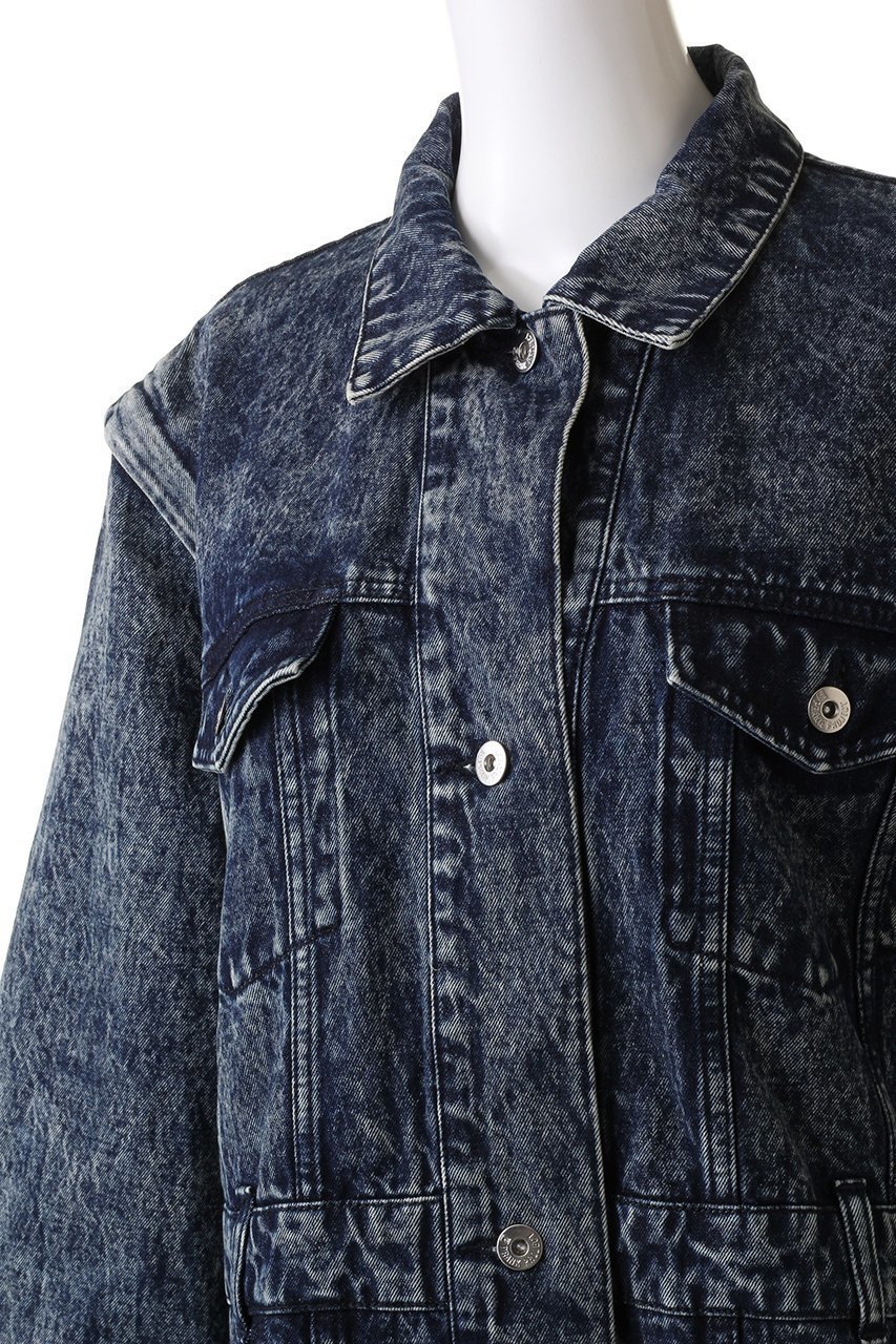 【プランク プロジェクト/PRANK PROJECT】の2WAYデニムオーバーコート / 2WAY Denim Over Coat 人気、トレンドファッション・服の通販 founy(ファニー) 　ファッション　Fashion　レディースファッション　Fashion for Women　アウター　Coat / Outerwear Collection　コート・ロングコート・ピーコート　Long Coats, Peacoats & More　おすすめ　Recommended / Our Picks　オレンジ　Orange　ケミカル　Chemical, Chemical Wash　シンプル　Simple, Minimal　デニム　Denim, Jeans Material　トレンド　Trend, Trending Now　ロング　Long, Long-Length　other-5|ID: prp329100004608074 ipo3291000000032920373