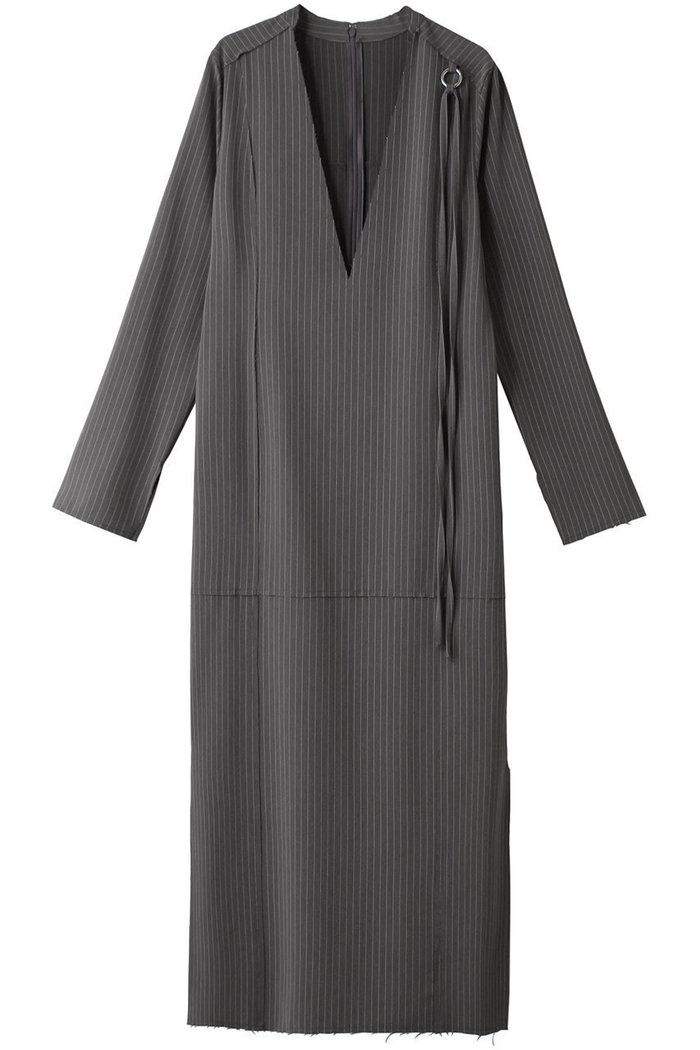 【プランク プロジェクト/PRANK PROJECT】のディープネックマキシワンピース / Deep Neck Maxi One Piece インテリア・キッズ・メンズ・レディースファッション・服の通販 founy(ファニー) https://founy.com/ ファッション Fashion レディースファッション Fashion for Women ワンピース Dresses チュニック Tunic Tops & Dresses マキシ丈ワンピース・ロングドレス Maxi Dresses / Long One-Pieces シンプル Simple, Minimal ストライプ Stripe, Striped Pattern チュニック Tunic, Long Top トレンド Trend, Trending Now バランス Balance, Style Balance ロング Long, Long-Length エレガント 上品 Elegant |ID: prp329100004608075 ipo3291000000034421971