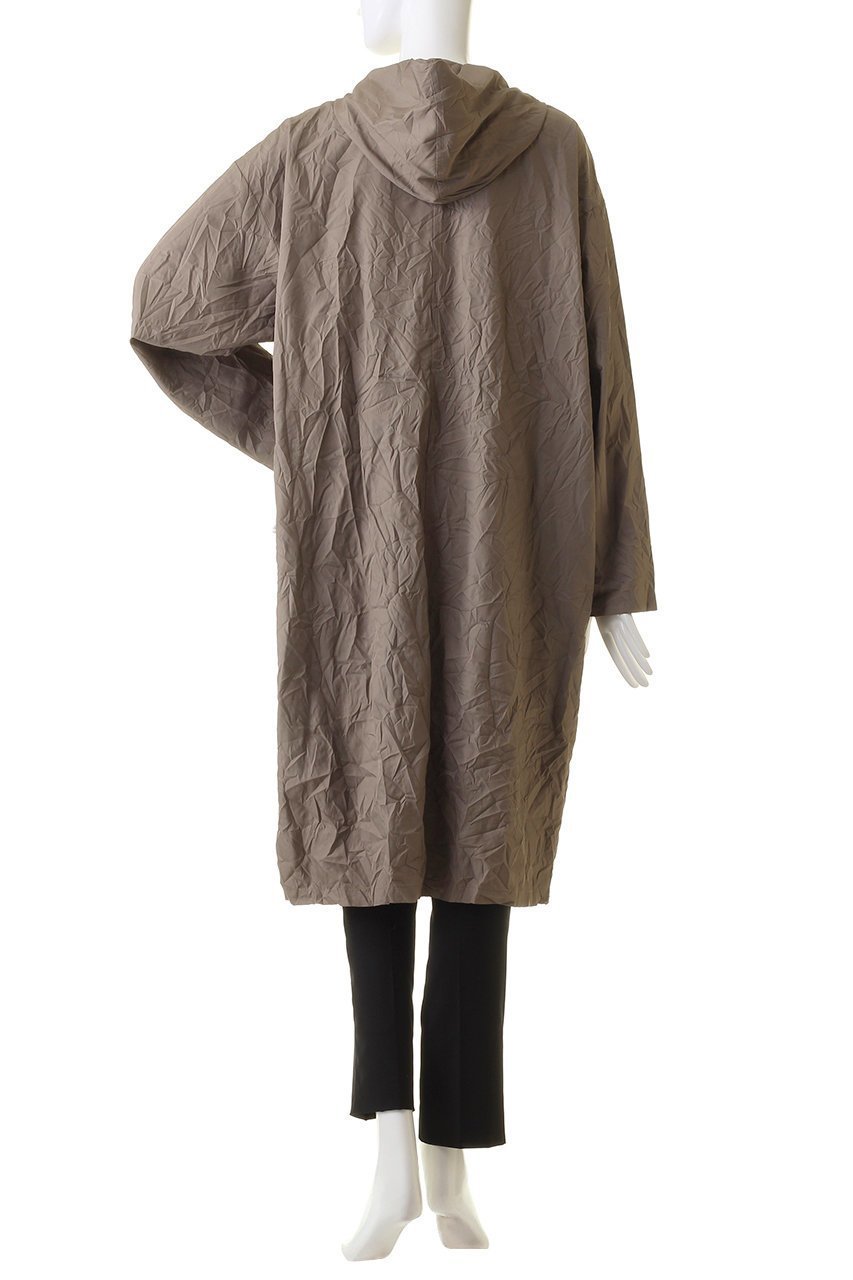 【ミズイロ インド/mizuiro ind】のwasher pleats hooded wide CT コート 人気、トレンドファッション・服の通販 founy(ファニー) 　ファッション　Fashion　レディースファッション　Fashion for Women　アウター　Coat / Outerwear Collection　コート・ロングコート・ピーコート　Long Coats, Peacoats & More　シンプル　Simple, Minimal　ベーシック　Basic, Essential　ロング　Long, Long-Length　ワッシャー　Washer, Crinkled Finish　other-4|ID: prp329100004608078 ipo3291000000036015489
