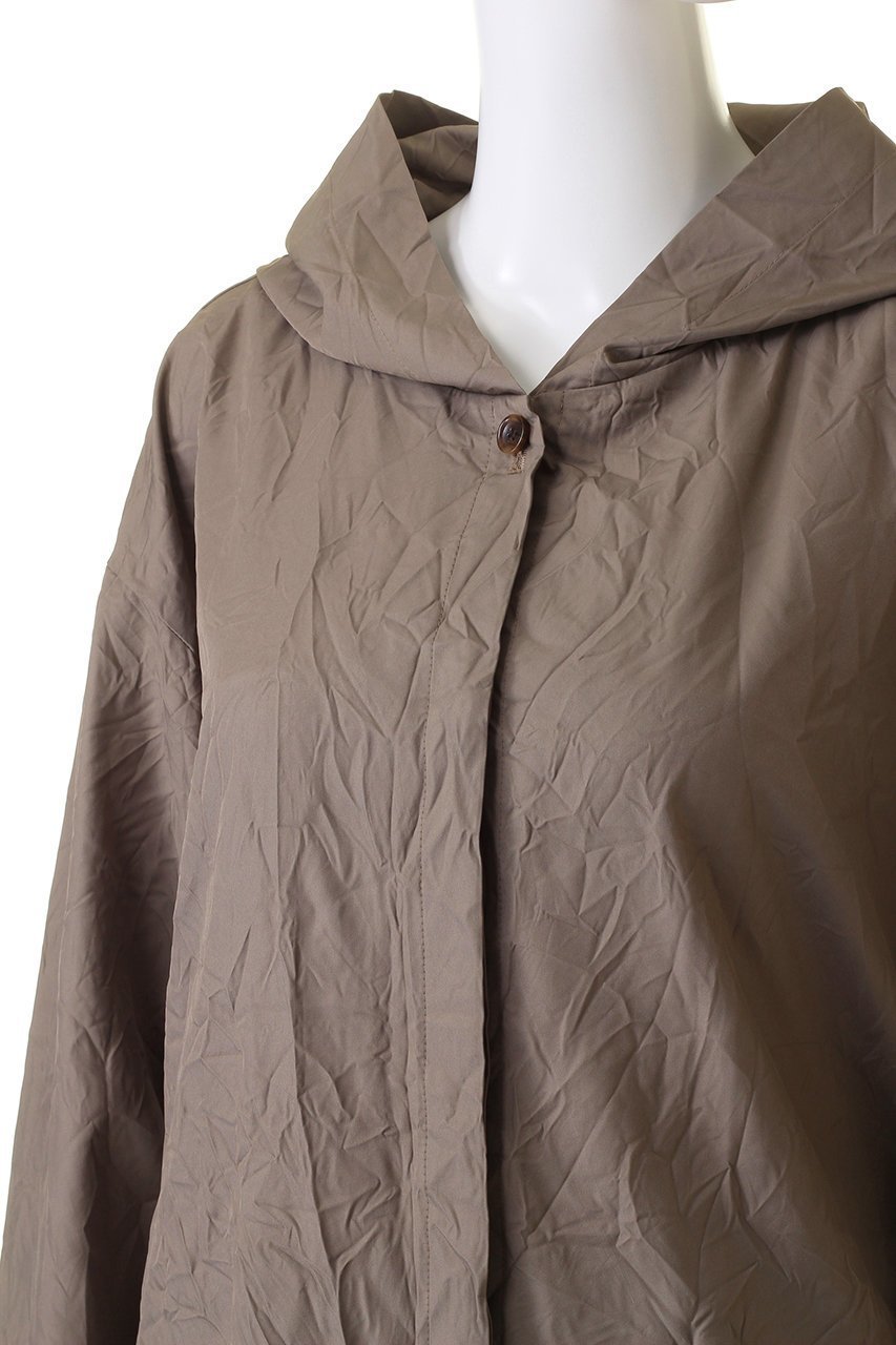 【ミズイロ インド/mizuiro ind】のwasher pleats hooded wide CT コート 人気、トレンドファッション・服の通販 founy(ファニー) 　ファッション　Fashion　レディースファッション　Fashion for Women　アウター　Coat / Outerwear Collection　コート・ロングコート・ピーコート　Long Coats, Peacoats & More　シンプル　Simple, Minimal　ベーシック　Basic, Essential　ロング　Long, Long-Length　ワッシャー　Washer, Crinkled Finish　other-5|ID: prp329100004608078 ipo3291000000036015490
