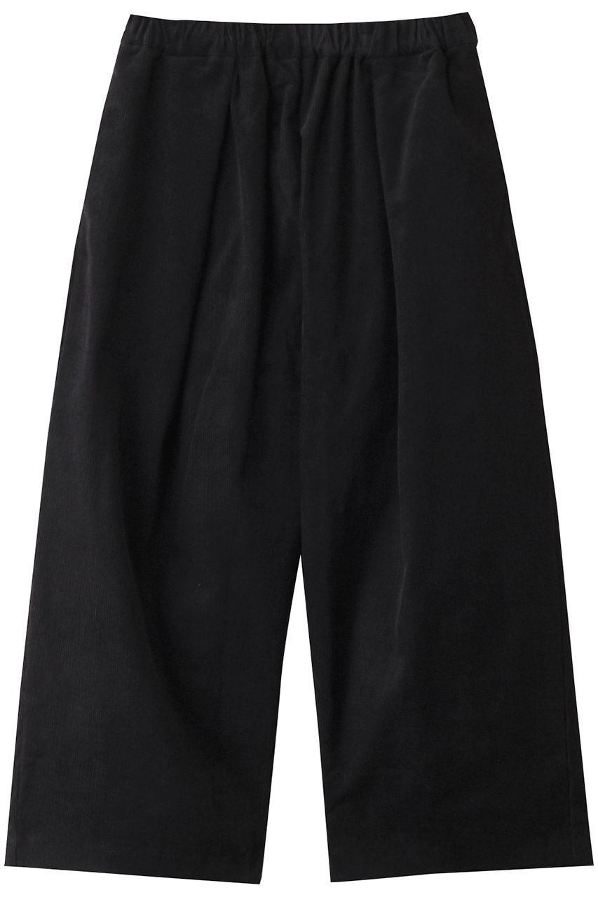 【ミズイロ インド/mizuiro ind】のcorduroy wide PT パンツ インテリア・キッズ・メンズ・レディースファッション・服の通販 founy(ファニー) 　ファッション　Fashion　レディースファッション　Fashion for Women　パンツ　Pants & Trousers　コーデュロイ　Corduroy, Cord Fabric　シンプル　Simple, Minimal　ベーシック　Basic, Essential　A/W・秋冬　Autumn/Winter　black|ID: prp329100004608081 ipo3291000000032920618