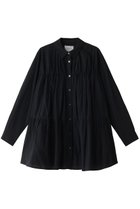 【ミディウミソリッド/MIDIUMISOLID】のtiered volume shirt シャツ black|ID: prp329100004608082 ipo3291000000035353750