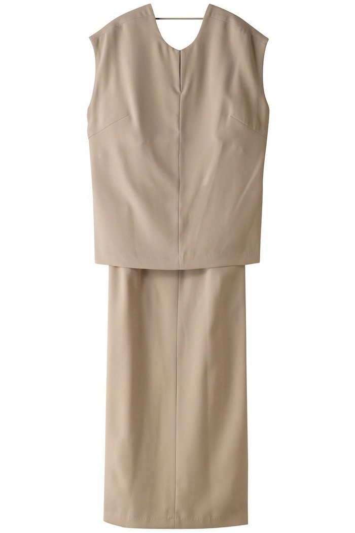 【クラネ/CLANE】のLAYERED BACK OPEN ONE PIECE/ワンピース インテリア・キッズ・メンズ・レディースファッション・服の通販 founy(ファニー) https://founy.com/ ファッション Fashion レディースファッション Fashion for Women ワンピース Dresses チュニック Tunic Tops & Dresses エレガント 上品 Elegant ストレート Straight, Straight Cut チュニック Tunic, Long Top パーティ Party, Party Style ロング Long, Long-Length |ID: prp329100004608083 ipo3291000000035738247