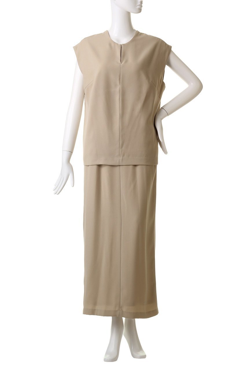 【クラネ/CLANE】のLAYERED BACK OPEN ONE PIECE/ワンピース 人気、トレンドファッション・服の通販 founy(ファニー) ファッション Fashion レディースファッション Fashion for Women ワンピース Dresses チュニック Tunic Tops & Dresses エレガント 上品 Elegant ストレート Straight, Straight Cut チュニック Tunic, Long Top パーティ Party, Party Style ロング Long, Long-Length other-2|ID: prp329100004608083 ipo3291000000035738256