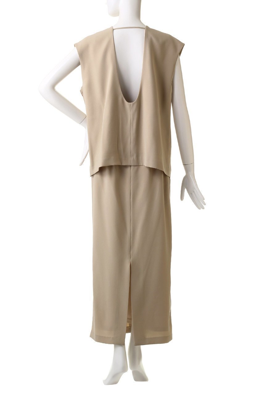 【クラネ/CLANE】のLAYERED BACK OPEN ONE PIECE/ワンピース 人気、トレンドファッション・服の通販 founy(ファニー) ファッション Fashion レディースファッション Fashion for Women ワンピース Dresses チュニック Tunic Tops & Dresses エレガント 上品 Elegant ストレート Straight, Straight Cut チュニック Tunic, Long Top パーティ Party, Party Style ロング Long, Long-Length other-4|ID: prp329100004608083 ipo3291000000035738260