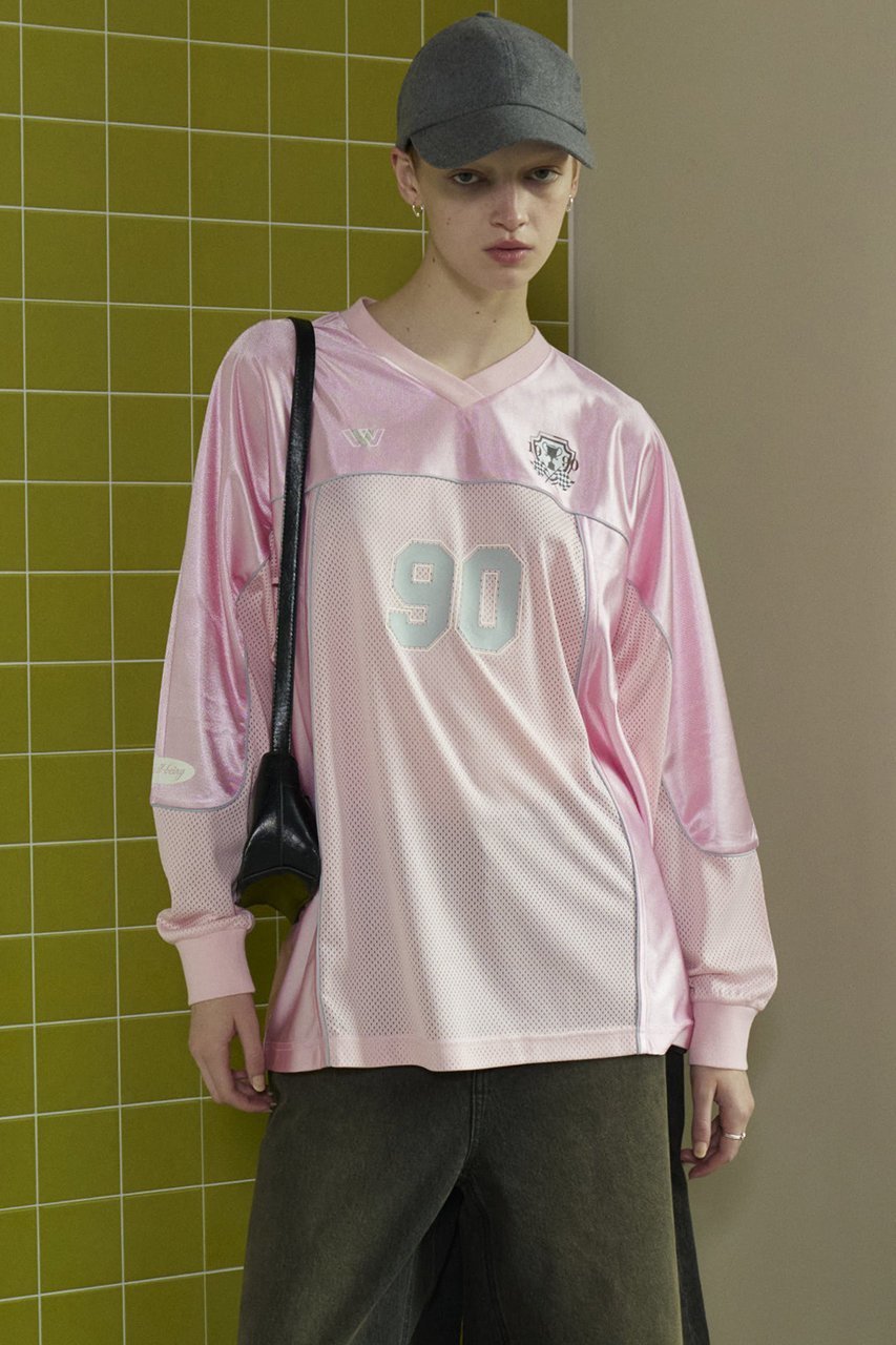 【メゾンスペシャル/MAISON SPECIAL】の90 s Uniform Long Sleeve T-shirt/90 sユニフォームロンTEE 人気、トレンドファッション・服の通販 founy(ファニー) 　ファッション　Fashion　レディースファッション　Fashion for Women　トップス・カットソー　Cut & Sew Tops　シャツ・ブラウス・オフィスカジュアル　Elegant Blouses & Button-Ups　ロングTシャツ・Tシャツ　Longline T-Shirts & Tees　カットソー・ベーシックTシャツ　Cut-and-Sewn Tops / Stretch Tees & Basics　インナー　Innerwear　ジャケット　Jacket, Outerwear　ストレッチ　Stretch, Stretchy Fabric　スポーティ　Sporty, Casual Athletic　スリーブ　Sleeve, Long Sleeve / Short Sleeve　定番　Standard, Basic Item　パイピング　Piping, Trim Design　フロント　Front, Front Design　ブロッキング　Color Blocking, Panel Design　プリント　Print, Printed Pattern　メッシュ　Mesh, Net Fabric　ロング　Long, Long-Length　おすすめ　Recommended / Our Picks　other-6|ID: prp329100004608084 ipo3291000000032920737