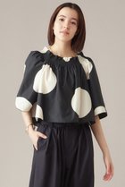 【マルティニーク/martinique】のシャーリングブラウス ドット|ID: prp329100004608085 ipo3291000000032920685