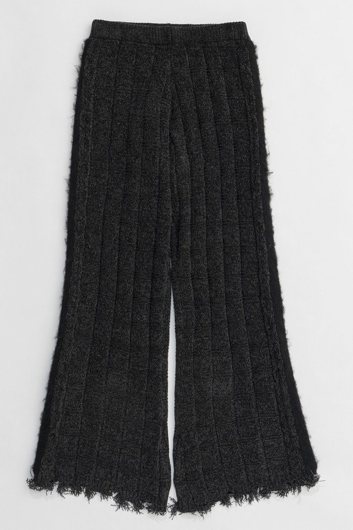 【メゾンスペシャル/MAISON SPECIAL】のKable Knitting Border Pants/ケーブルボーダーニットパンツ インテリア・キッズ・メンズ・レディースファッション・服の通販 founy(ファニー) https://founy.com/ ファッション Fashion レディースファッション Fashion for Women パンツ Pants & Trousers フレア Flare, Flared ルーズ Loose, Oversized |ID: prp329100004608086 ipo3291000000032920670