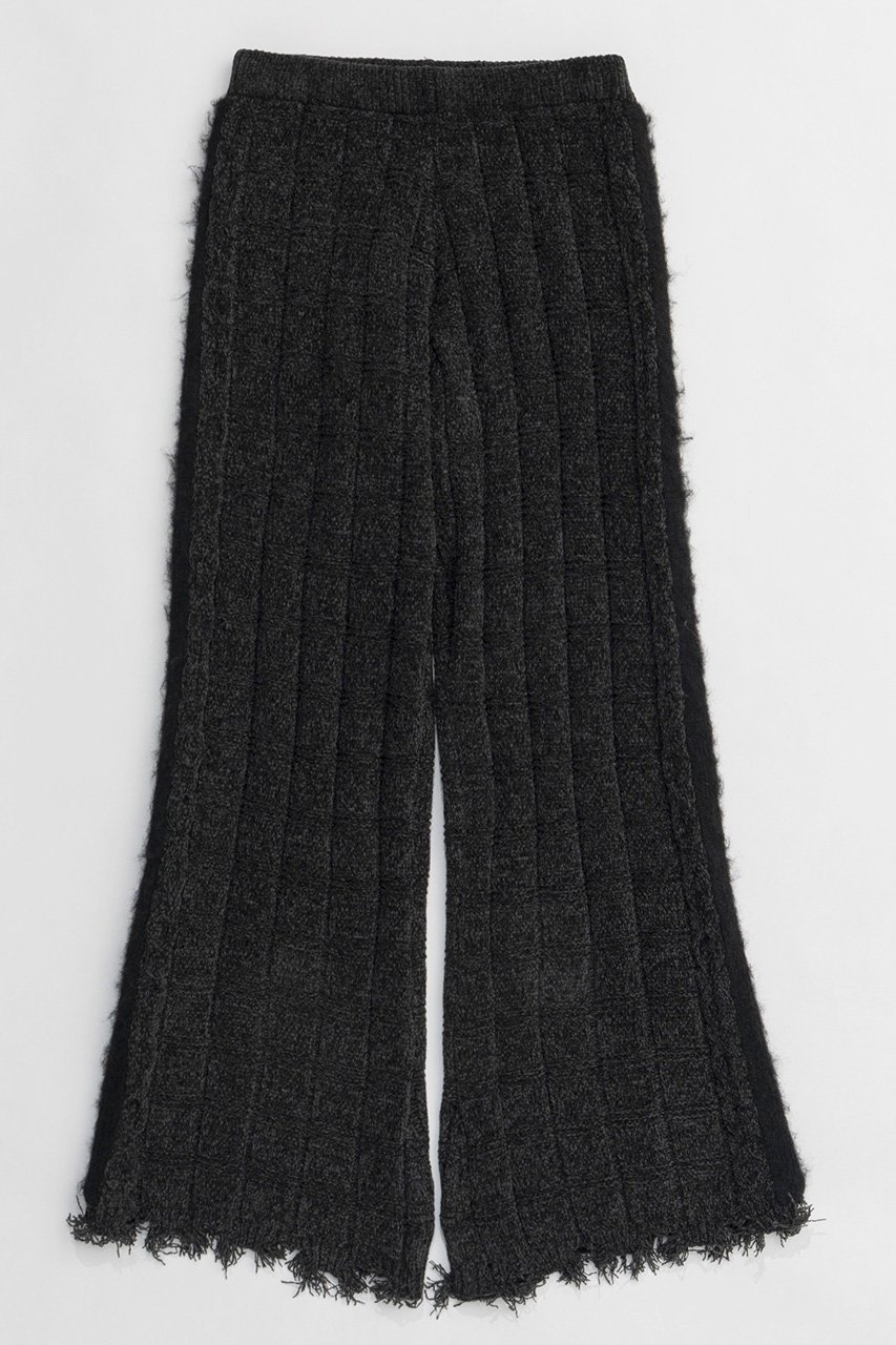 【メゾンスペシャル/MAISON SPECIAL】のKable Knitting Border Pants/ケーブルボーダーニットパンツ 人気、トレンドファッション・服の通販 founy(ファニー) 　ファッション　Fashion　レディースファッション　Fashion for Women　パンツ　Pants & Trousers　フレア　Flare, Flared　ルーズ　Loose, Oversized　 other-1|ID: prp329100004608086 ipo3291000000032920670