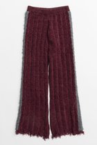 【メゾンスペシャル/MAISON SPECIAL】のKable Knitting Border Pants/ケーブルボーダーニットパンツ BRD(ボルドー)|ID: prp329100004608086 ipo3291000000032920703