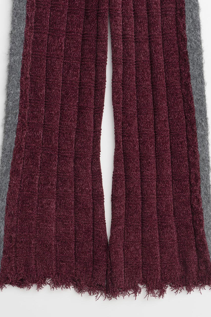 【メゾンスペシャル/MAISON SPECIAL】のKable Knitting Border Pants/ケーブルボーダーニットパンツ 人気、トレンドファッション・服の通販 founy(ファニー) 　ファッション　Fashion　レディースファッション　Fashion for Women　パンツ　Pants & Trousers　フレア　Flare, Flared　ルーズ　Loose, Oversized　other-6|ID: prp329100004608086 ipo3291000000032920757