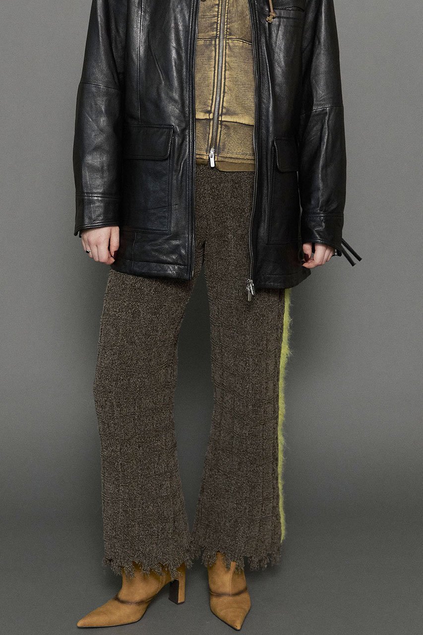 【メゾンスペシャル/MAISON SPECIAL】のKable Knitting Border Pants/ケーブルボーダーニットパンツ 人気、トレンドファッション・服の通販 founy(ファニー) 　ファッション　Fashion　レディースファッション　Fashion for Women　パンツ　Pants & Trousers　フレア　Flare, Flared　ルーズ　Loose, Oversized　other-8|ID: prp329100004608086 ipo3291000000035569003