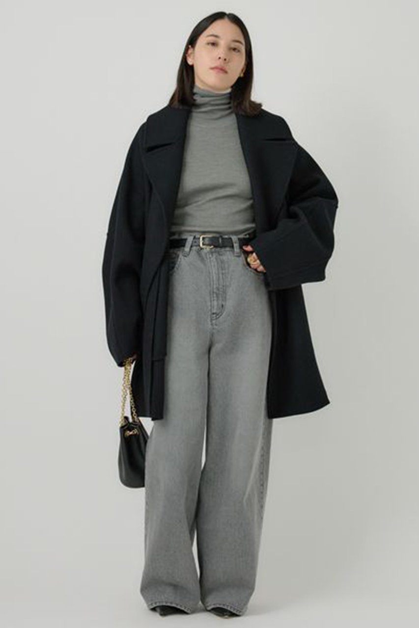 【カオス/Chaos】のスーペリアボースショートコート 人気、トレンドファッション・服の通販 founy(ファニー) 　ファッション　Fashion　レディースファッション　Fashion for Women　アウター　Coat / Outerwear Collection　コート・ロングコート・ピーコート　Long Coats, Peacoats & More　ショート　Short, Short Length　シンプル　Simple, Minimal　ダブル　Double, Double-Breasted　バランス　Balance, Style Balance　フロント　Front, Front Design　人気　Popular, Best Seller　other-2|ID: prp329100004608087 ipo3291000000032920845