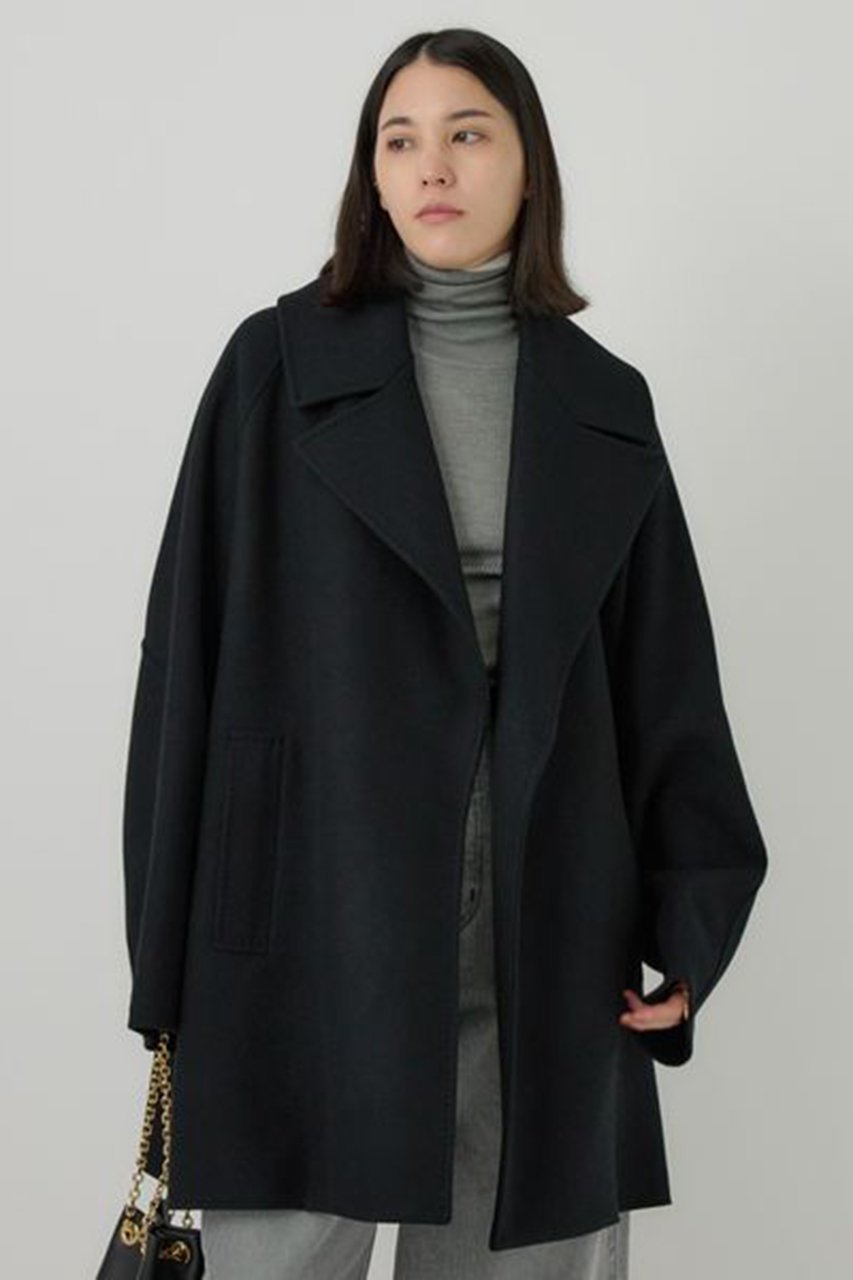 【カオス/Chaos】のスーペリアボースショートコート 人気、トレンドファッション・服の通販 founy(ファニー) 　ファッション　Fashion　レディースファッション　Fashion for Women　アウター　Coat / Outerwear Collection　コート・ロングコート・ピーコート　Long Coats, Peacoats & More　ショート　Short, Short Length　シンプル　Simple, Minimal　ダブル　Double, Double-Breasted　バランス　Balance, Style Balance　フロント　Front, Front Design　人気　Popular, Best Seller　other-8|ID: prp329100004608087 ipo3291000000032920897