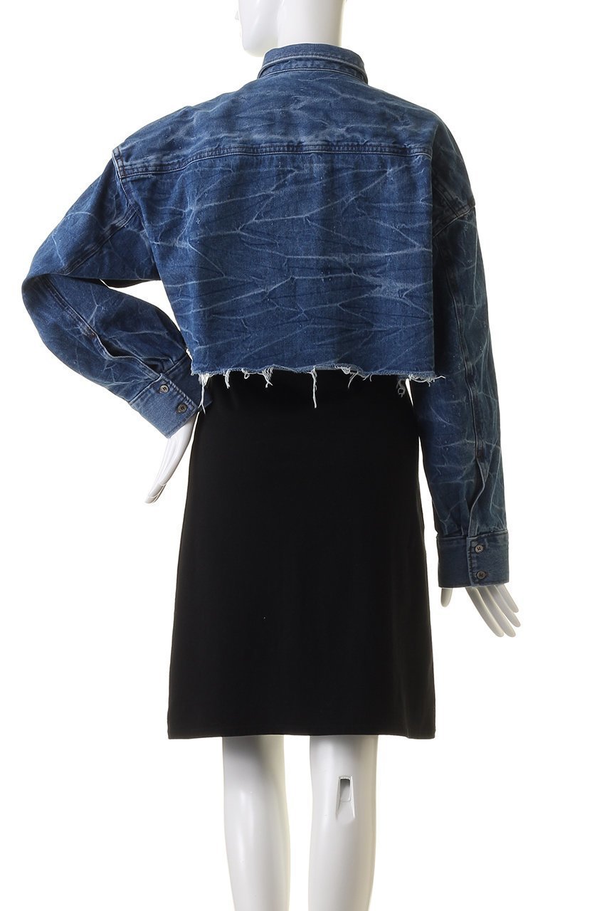 【メゾンスペシャル/MAISON SPECIAL】のWasher Denim Oversized Short Shirt/ワッシャーデニムオーバーショートシャツ 人気、トレンドファッション・服の通販 founy(ファニー) 　ファッション　Fashion　レディースファッション　Fashion for Women　トップス・カットソー　Cut & Sew Tops　シャツ・ブラウス・オフィスカジュアル　Elegant Blouses & Button-Ups　ロングTシャツ・Tシャツ　Longline T-Shirts & Tees　春　Spring　ショート　Short, Short Length　スリーブ　Sleeve, Long Sleeve / Short Sleeve　セットアップ　Set-Up, Coordinated Outfit　デニム　Denim, Jeans Material　モダン　Modern, Contemporary　ロング　Long, Long-Length　other-4|ID: prp329100004608089 ipo3291000000032920982