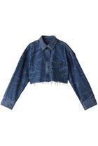 【メゾンスペシャル/MAISON SPECIAL】のWasher Denim Oversized Short Shirt/ワッシャーデニムオーバーショートシャツ BLU(ブルー)|ID: prp329100004608089 ipo3291000000035062620