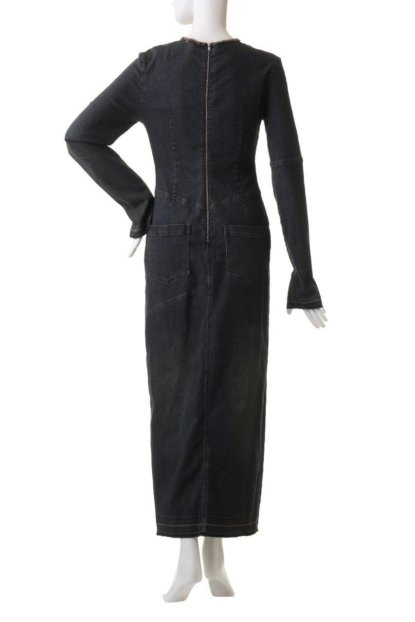 【プランク プロジェクト/PRANK PROJECT】のデニムワンピース / Denim One Piece 人気、トレンドファッション・服の通販 founy(ファニー) 　ファッション　Fashion　レディースファッション　Fashion for Women　ワンピース　Dresses　チュニック　Tunic Tops & Dresses　おすすめ　Recommended / Our Picks　コンパクト　Compact, Small Size　ストレッチ　Stretch, Stretchy Fabric　スリット　Slit, Slit Detail　チュニック　Tunic, Long Top　デニム　Denim, Jeans Material　フロント　Front, Front Design　ボトム　Bottoms, Lower Wear　ラグジュアリー　Luxury, Elegant　ロング　Long, Long-Length　other-4|ID: prp329100004608092 ipo3291000000034421987