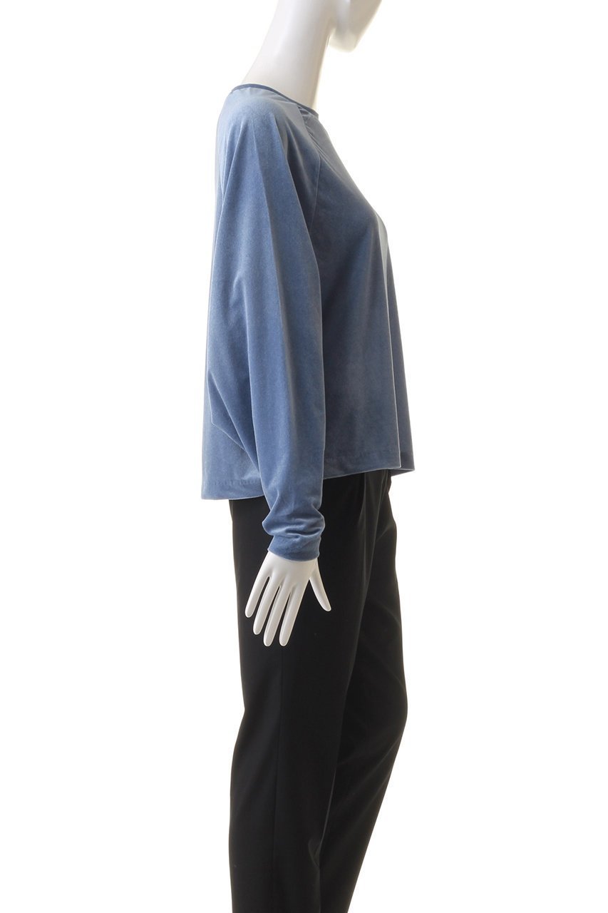 【エリオポール/heliopole】のベロアラグランスリーブプルオーバー 人気、トレンドファッション・服の通販 founy(ファニー) 　ファッション　Fashion　レディースファッション　Fashion for Women　トップス・カットソー　Cut & Sew Tops　シャツ・ブラウス・オフィスカジュアル　Elegant Blouses & Button-Ups　ロングTシャツ・Tシャツ　Longline T-Shirts & Tees　カジュアルプルオーバー・ニットトップス　Pullovers & Knit Tops / Casual Pullovers　カットソー・ベーシックTシャツ　Cut-and-Sewn Tops / Stretch Tees & Basics　ベロアトップス　Velour Tops / Velvet-Look Items　スリーブ　Sleeve, Long Sleeve / Short Sleeve　バランス　Balance, Style Balance　ベロア　Velour, Soft Velvet　ロング　Long, Long-Length　秋　Autumn　other-3|ID: prp329100004608095 ipo3291000000032921318