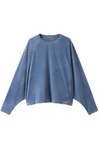 【エリオポール/heliopole】のベロアラグランスリーブプルオーバー スカイブルー|ID: prp329100004608095 ipo3291000000035061611