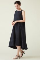 【マルティニーク/martinique】のステッチスクエアネックワンピース ネイビー|ID: prp329100004608097 ipo3291000000032921408
