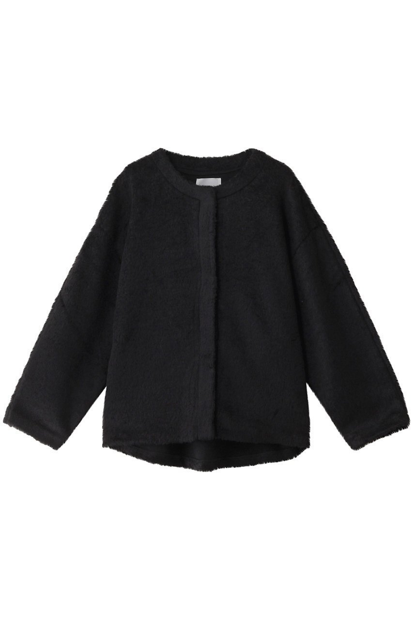 【ミディウミソリッド/MIDIUMISOLID】のcocoon round C/D カーディガン インテリア・キッズ・メンズ・レディースファッション・服の通販 founy(ファニー) 　ファッション　Fashion　レディースファッション　Fashion for Women　トップス・カットソー　Cut & Sew Tops　ニット　Knit Tops & Sweaters　カーディガン・羽織り　Layered Style Cardigans　カーディガン　Cardigan, Knitwear　シンプル　Simple, Minimal　A/W・秋冬　Autumn/Winter　black|ID: prp329100004608099 ipo3291000000034970261