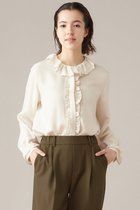 【マルティニーク/martinique】のラッフルブラウス ホワイト|ID: prp329100004608101 ipo3291000000032921730