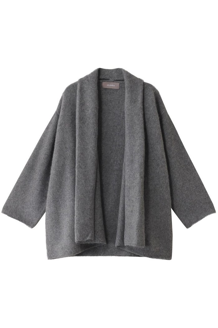 【エリオポール/heliopole】のラクーンショートガウンカーディガン インテリア・キッズ・メンズ・レディースファッション・服の通販 founy(ファニー) https://founy.com/ ファッション Fashion レディースファッション Fashion for Women トップス・カットソー Cut & Sew Tops ニット Knit Tops & Sweaters カーディガン・羽織り Layered Style Cardigans カーディガン Cardigan, Knitwear シンプル Simple, Minimal 秋 Autumn A/W・秋冬 Autumn/Winter |ID: prp329100004608103 ipo3291000000032921898