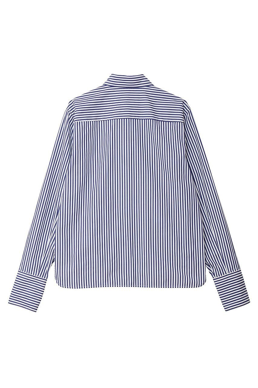 【マルティニーク/martinique】の【l heritage martinique】トマスメイソンブロードオフィサーシャツ 人気、トレンドファッション・服の通販 founy(ファニー) 　ファッション　Fashion　レディースファッション　Fashion for Women　トップス・カットソー　Cut & Sew Tops　シャツ・ブラウス・オフィスカジュアル　Elegant Blouses & Button-Ups　ヴィンテージ　Vintage Style　コンパクト　Compact, Small Size　スタンダード　Standard, Basic　スリット　Slit, Slit Detail　スリーブ　Sleeve, Long Sleeve / Short Sleeve　パッチ　Patch, Appliqué　ブロード　Broadcloth, Fine Cotton　ポケット　Pocket, Pocket Detail　ロング　Long, Long-Length　other-2|ID: prp329100004608104 ipo3291000000032922020