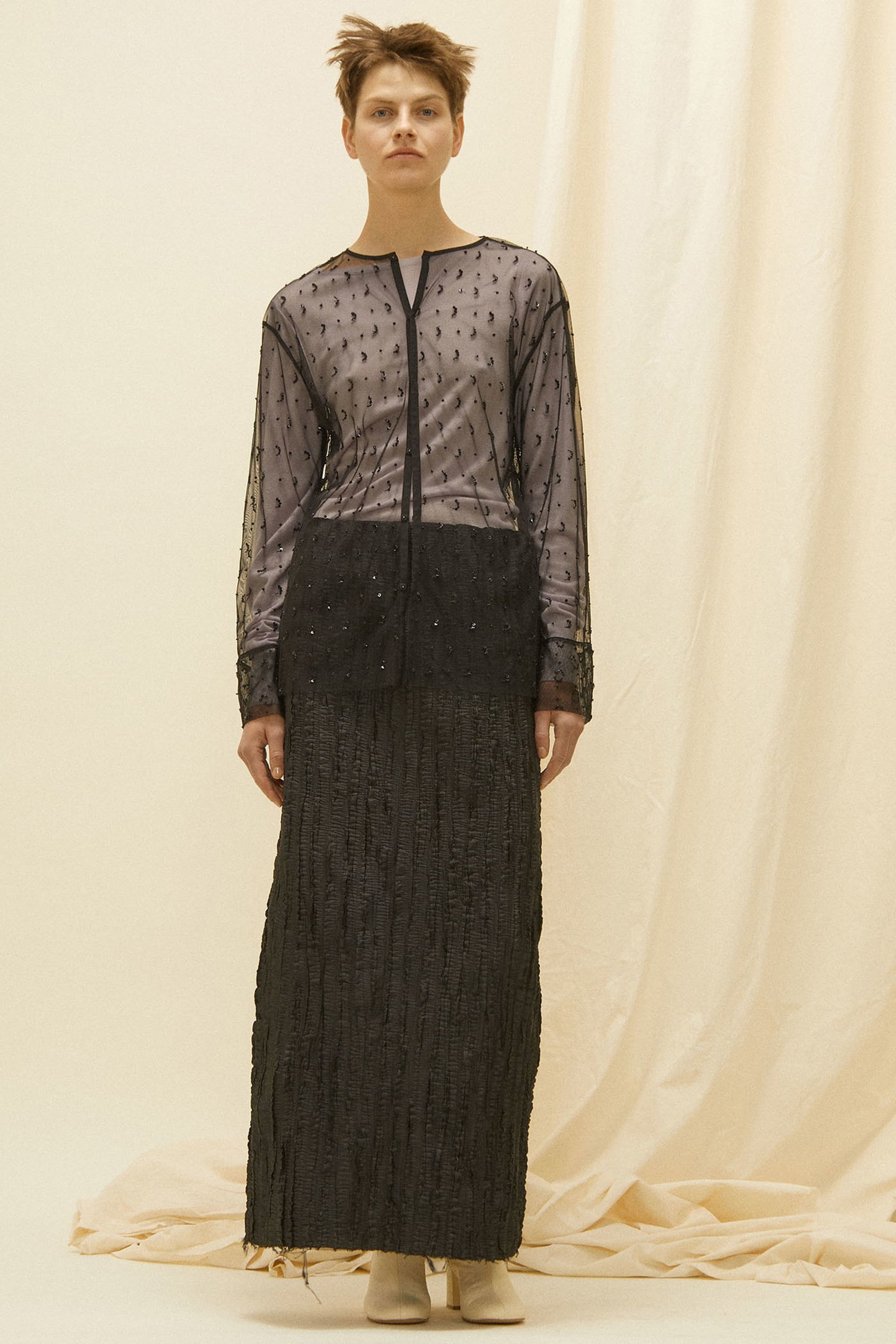【マルティニーク/martinique】の【CURRENTAGE】Spangle Sheer シャツ 人気、トレンドファッション・服の通販 founy(ファニー) 　ファッション　Fashion　レディースファッション　Fashion for Women　トップス・カットソー　Cut & Sew Tops　シャツ・ブラウス・オフィスカジュアル　Elegant Blouses & Button-Ups　インド　Indian Textile　インナー　Innerwear　ヴィンテージ　Vintage Style　クラシック　Classic, Timeless Style　スパンコール　Sequins, Sequin Embellishment　スリーブ　Sleeve, Long Sleeve / Short Sleeve　パターン　Pattern, Design Print　モダン　Modern, Contemporary　ロング　Long, Long-Length　other-8|ID: prp329100004608107 ipo3291000000032922477