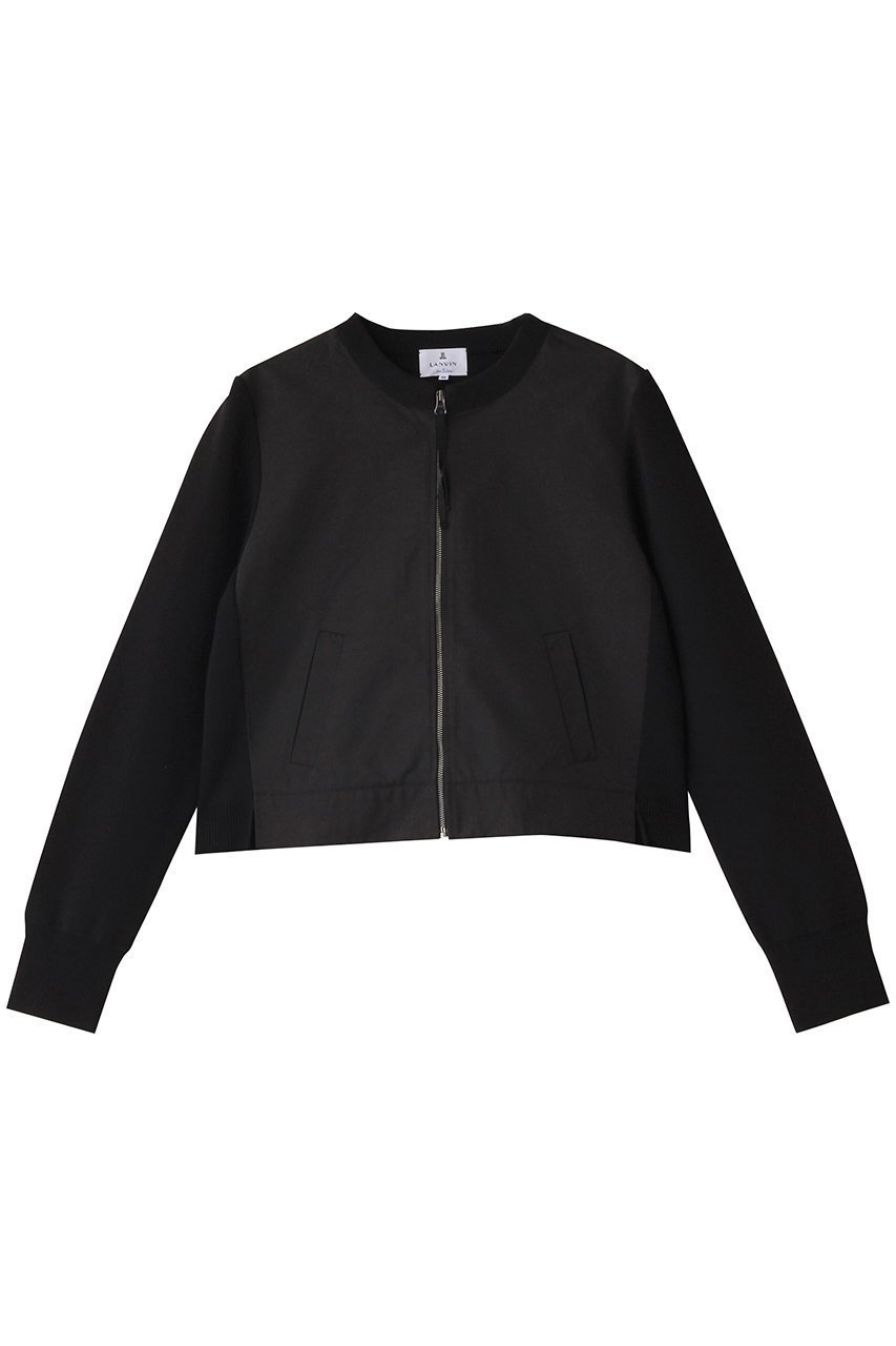 【ランバン オン ブルー/LANVIN en Bleu】のコンビニットジャケット インテリア・キッズ・メンズ・レディースファッション・服の通販 founy(ファニー) 　ファッション　Fashion　レディースファッション　Fashion for Women　アウター　Coat / Outerwear Collection　レディースジャケット・軽アウター　Jackets　おすすめ　Recommended / Our Picks　コンパクト　Compact, Small Size　ジャケット　Jacket, Outerwear　スポーティ　Sporty, Casual Athletic　デニム　Denim, Jeans Material　フロント　Front, Front Design　ブラック|ID: prp329100004608108 ipo3291000000032922216