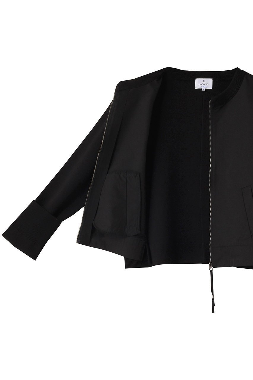 【ランバン オン ブルー/LANVIN en Bleu】のコンビニットジャケット 人気、トレンドファッション・服の通販 founy(ファニー) 　ファッション　Fashion　レディースファッション　Fashion for Women　アウター　Coat / Outerwear Collection　レディースジャケット・軽アウター　Jackets　おすすめ　Recommended / Our Picks　コンパクト　Compact, Small Size　ジャケット　Jacket, Outerwear　スポーティ　Sporty, Casual Athletic　デニム　Denim, Jeans Material　フロント　Front, Front Design　other-6|ID: prp329100004608108 ipo3291000000032922262